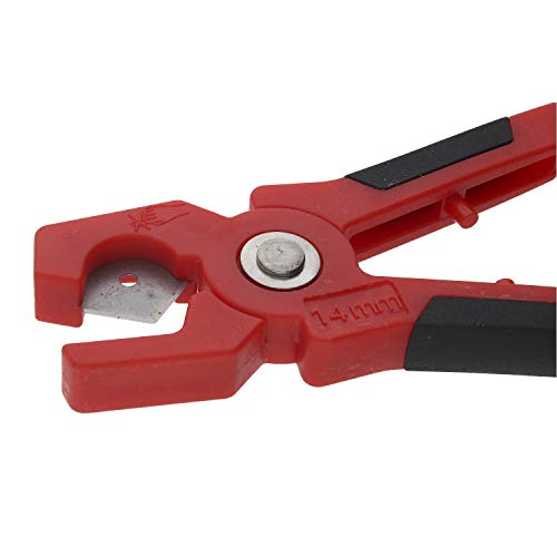 The Beadsmith Little Cut Leather Cutters, Jewelry Tools and Craft Supplies, Red, 4.5 Inches