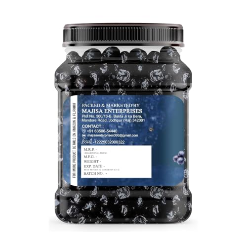 Image of Classic Nuts Dried Blueberry | Dry Fruit | Rich in antioxidants, Vitamin K, Calcium & Fibre | Sweet & Delicious | Healthy Snacks (400gram)