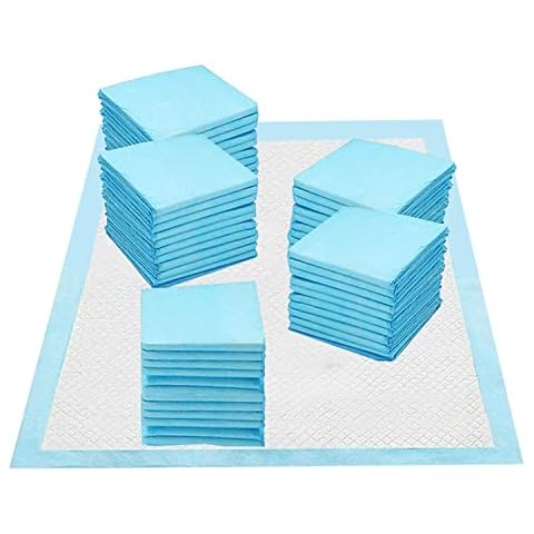 SASHTECH Large Puppy Training Pads - Dog Pee Pads - Super Absorbent & Leak-Free - Toilet Pee Wee Mats - For Cat And Dog (50) Cover