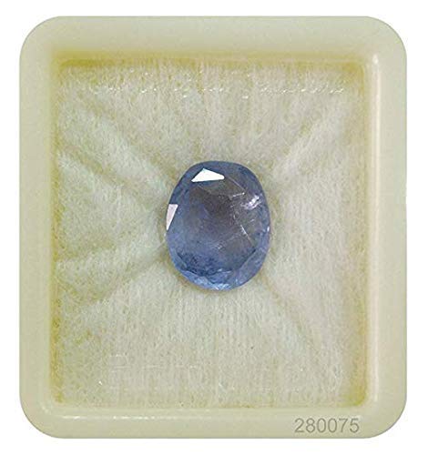Saphir bleu certifié 9,25 Ratti, un cadeau d'exception inoubliable
