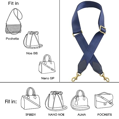 Image of Purse Strap Replacement Crossbody Handbag Stripe Wide Adjustable