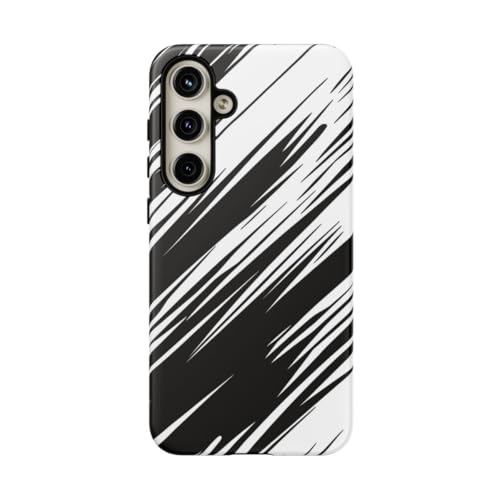 Coque Samsung S24 Plus Speedlines noir et blanc pour style urbain chic