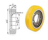 Material: Polyurethan Antriebsrad für BT Elektrohubwagen, Rad, Rolle für Stapler, Hubwagen