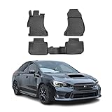 Tapis de Sol Compatible avec Subaru WRX STI 2014-2021 Caoutchouc TPE Noir Tapis de Sol Compatible avec Subaru WRX STI 2014-2021 Caoutchouc TPE Noir