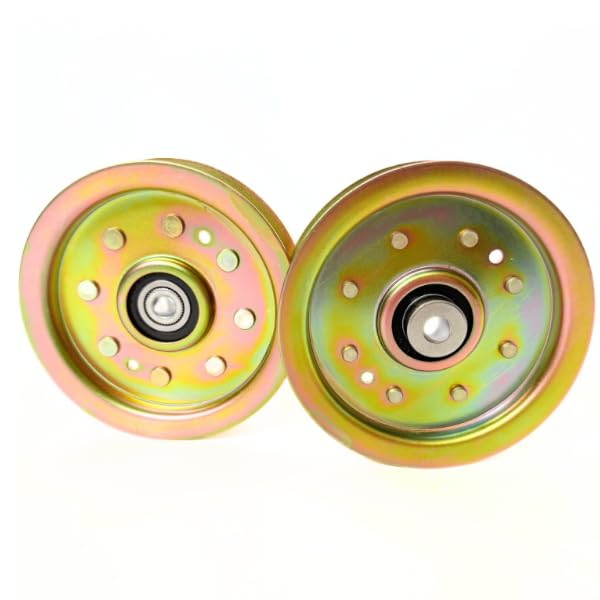 756-04129 Flat Idler Pulley for MTD Cub Cadet RZT 50 L54 42 S50 Troy-Bilt GT54 TB2450 753-08171 756-04129B 756-04129C 2 Pack