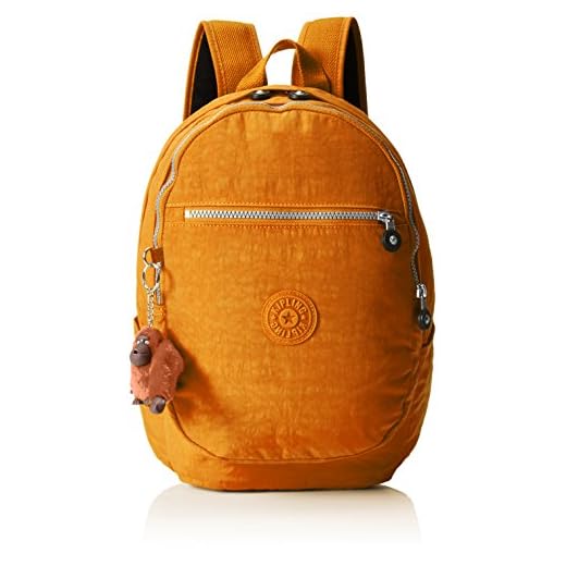 Kipling Clas Challenger, Borsa a Zainetto Donna, Giallo (78E Ochre), 26x36x21 cm (B x H x T)
