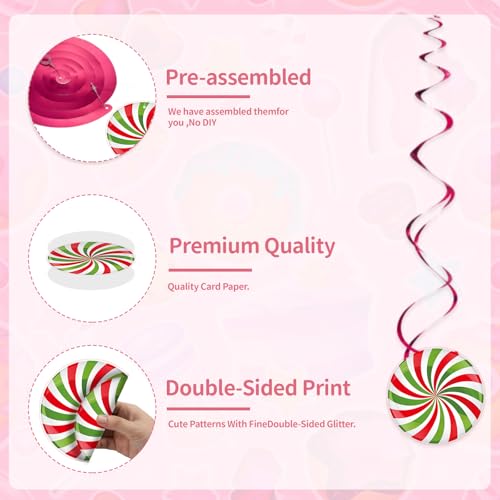 30pcs Candyland Party Decorations