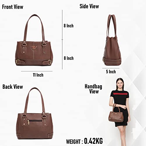 Image of Fostelo Women's Nightingale Satchel Tote Handbag for Women | Ladies Purse | Stylish Shoulder Bag | Gift For Women