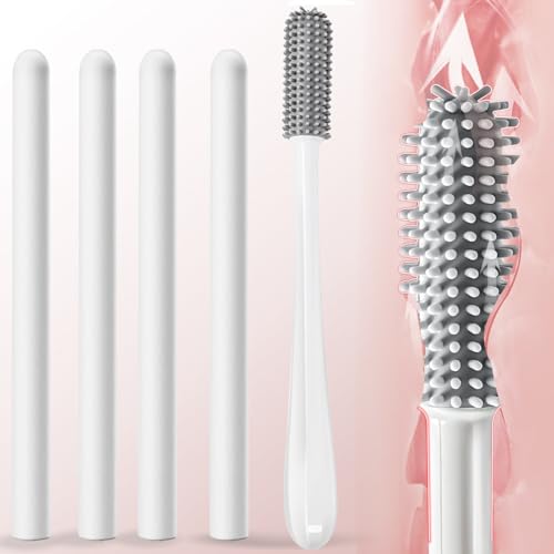 Sex Doll Cleaning Brush，Large Sex Toy Cleaner with 4 Pieces of Diatomaceous Earth Drying Sticks, Clean Dry Deodorize Kit, Masturbation Care Kits，Toy Cleaning Kit for Adult Pocket Pussy Vagina Anal