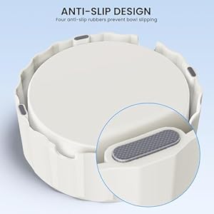 Dog Water Bowl No Spill 70oz/2L Large Capacity Dog Water Bowl Dispenser Non Slip No Splash Dog Water Bowl Pet Slow Feeder No Drip Dog Water Bowl on Vehicle Slow Water Bowl for Dogs and Cat White Dog Water Bowl No Spill 70oz2L Large Capacity Dog Water Bowl Dispenser Non Slip No Splash Dog Water Bowl Pet Slow Feeder No Drip Dog Water Bowl on Vehicle Slow Water Bowl for Dogs and Cat White