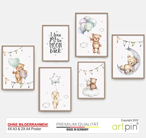 Artpin® Poster decorazione della cameretta dei