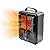 Comfort Zone Electric Portable Milkhouse Style Utility Space Heater with Adjustable Thermostat, Overheat Protection, and Safety Tip-Over Switch, Ideal for Garage or Greenhouse, 1,500W, CZ798BK