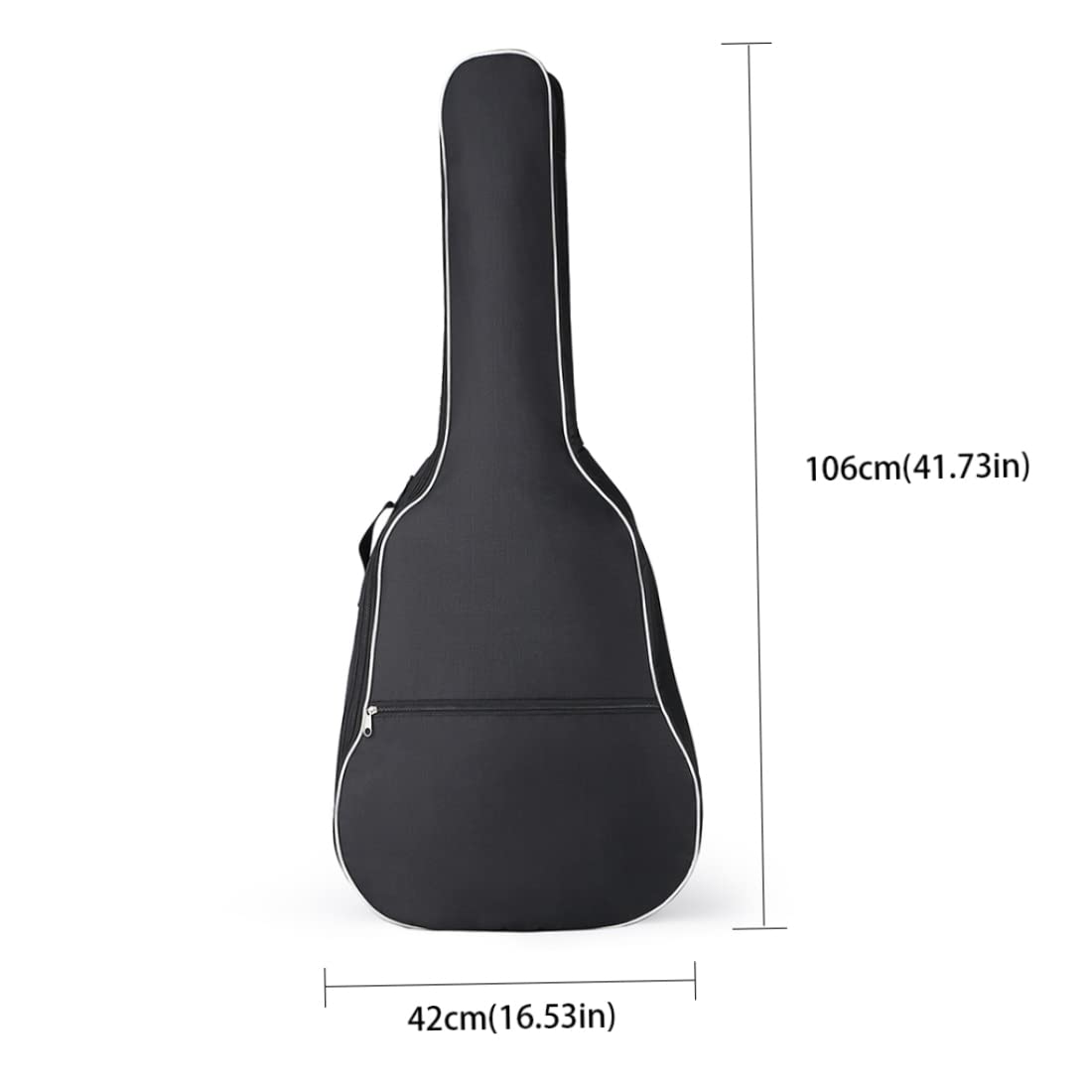 Snner Borsa per chitarra borsa classica Acustic Classica Full Size 40 41 pollici Copertura impermeabile protettiva imbottita blu