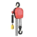 SRFTT Polipasto eléctrico de Cadena portátil de elevación Manual, polipasto eléctrico de Cadena inversa de 1 tonelada, polipasto doméstico eficiente y Que Ahorra Mano de Obra.
