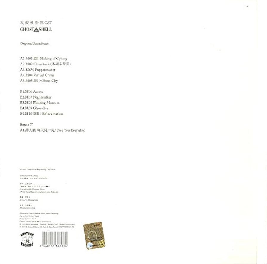 Amazon.co.jp: GHOST IN THE SHELL (LT [Analog]: ミュージック
