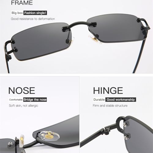 Lunettes de soleil sans monture légères pour protéger vos yeux avec style - 5