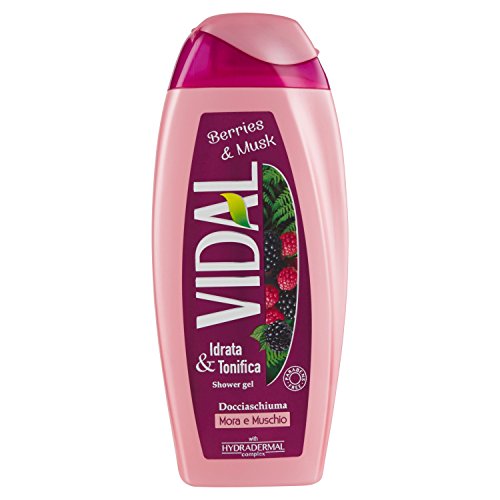Vidal - Douche Vivifiante, mûre et musc, 250 ml Cover