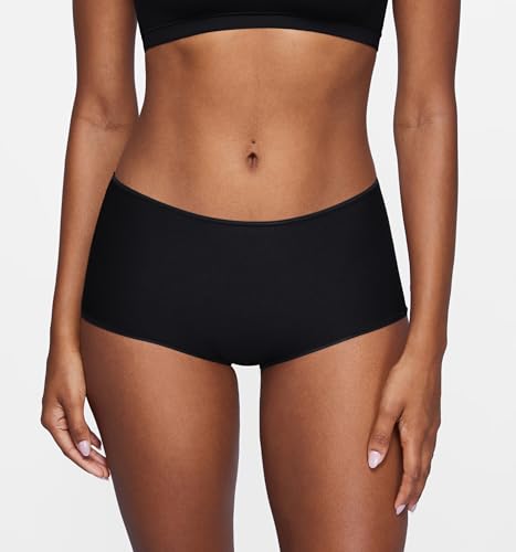 Magneticfit Boy Shorts Underwear for Women Stretchy Boxer Briefs Tagless Full Coverage Boyshort 3 Pack4