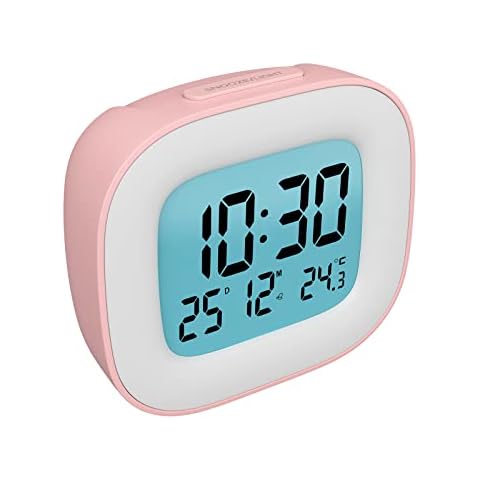 Despertador Digital Pilas Reloj Despertador Digital Pequeño con Luz Cover