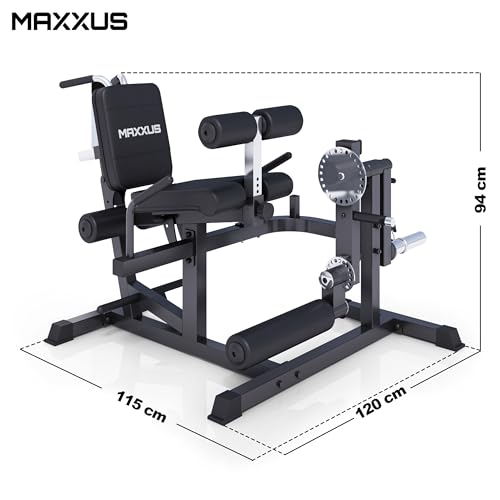 MAXXUS MultiTrainer Pro Beinstrecker & Beinbeuger Maschine für Zuhause – Leg Extension & Curl...
