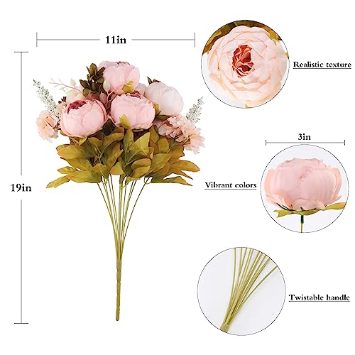 Luyue Artificial Flower Bouquet (Pink)