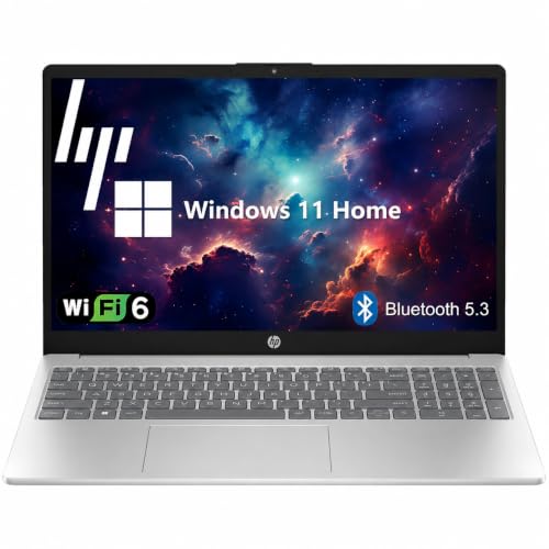 Image of HP Pavilion 15.6 FHD Laptop, Intel N100, Office 365, 16GB RAM, 512GB SSD | Fast Charging, Long Battery Life, Numeric keypad, Windows 11 Home for Daily Work & Student Home Study, Pale Silver