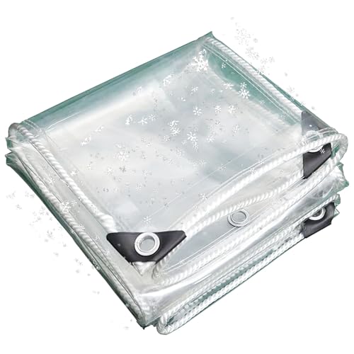 Toldo transparente duradera resistente a los rayos UV y desgarros de jardín 2