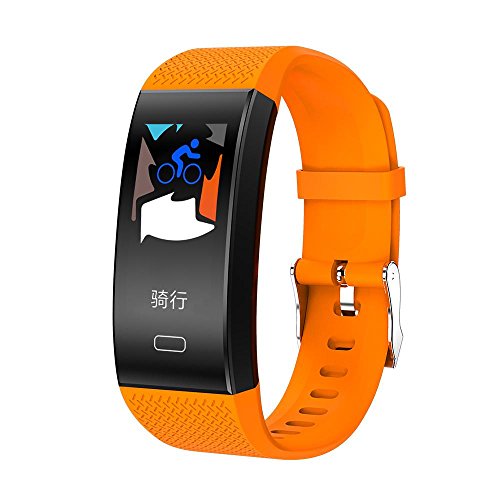 KOBWA TF6 Smart Wristband, Fitness Tracker,Pedometer Watch,HD Color Display Screen IP68 Waterproof,Smart Bracelet