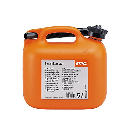 Stihl Bidón de gasolina, 5 litros, naranja/transparente, apto para STIHL MotoMix