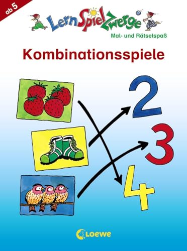 Kombinationsspiele: Mal- und Rätselspaß (LernSpielZwerge - Mal- und...
