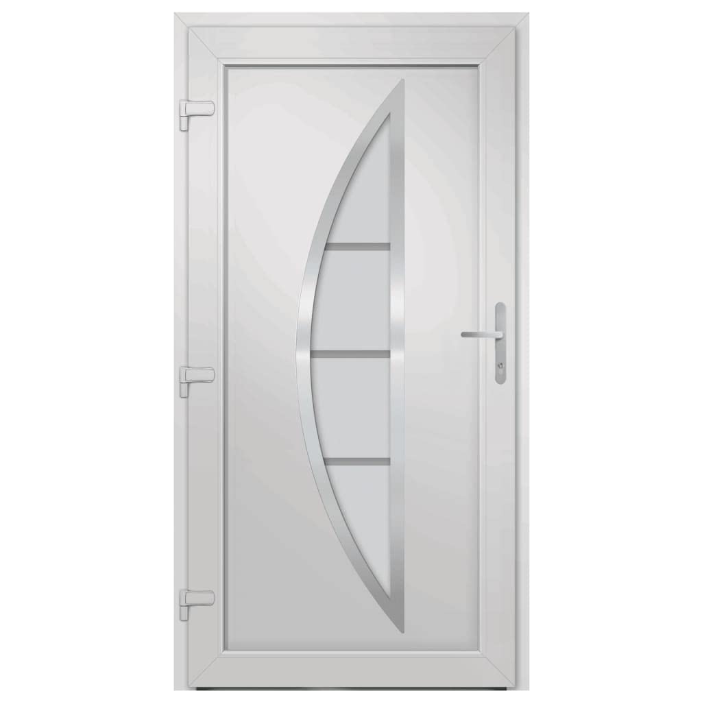 VidaXL Porta d'Ingresso in PVC Antracite 108x208 cm