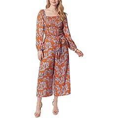 Mini Amazon Floral - Orange Ochre