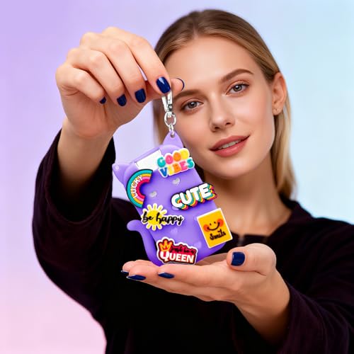 Funda de silicona para Touchland 30 ml con charms y llavero miniatura 3