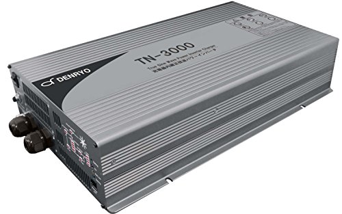 電菱 正弦波インバータ TN-3000-124G 3000W/24V PWMコントローラ・充電器・商用切換機能付