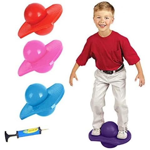 Pogo Ball Hopper Jumping Ball Bouncing Balance Board Ball for Adult Kids Fitness Ball Exercise Bounce Space Ball for Losing Weight Cover