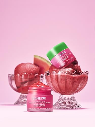 LANEIGE Lip Sleeping Mask, Watermelon Pop: Nourishing Overnight Lip Treatment with Vitamin C, Shea & Murumuru Butter for Hydrating Dry, Flaky Lips - Image 6