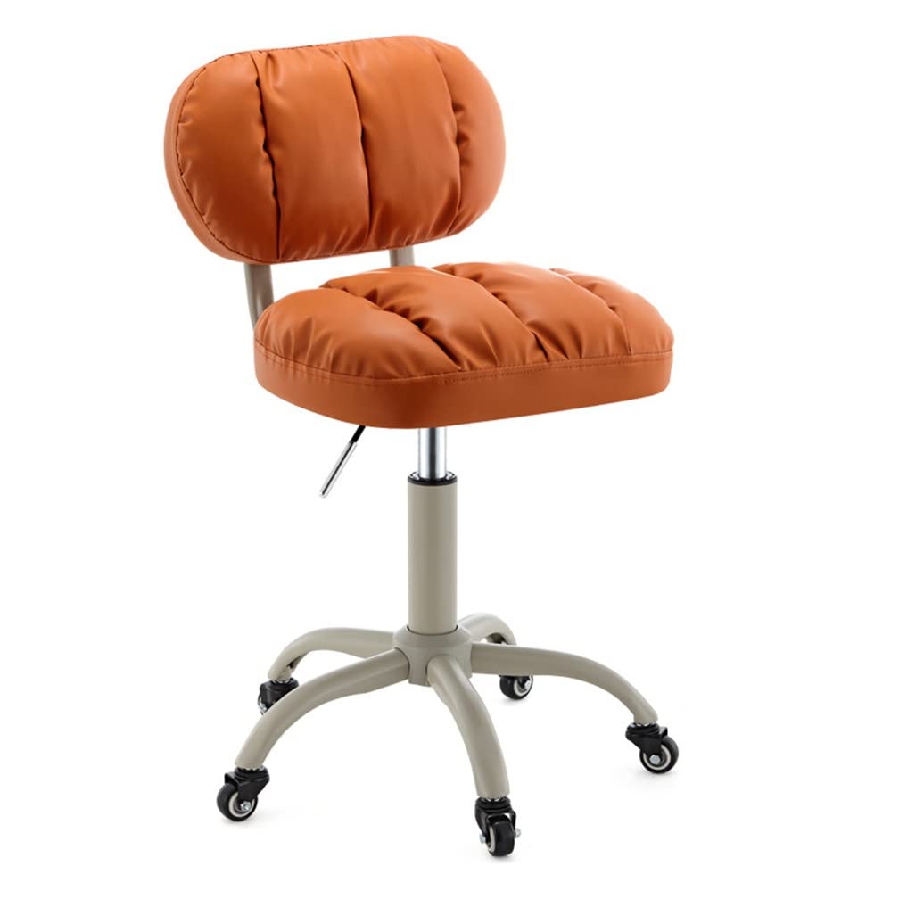 Buy Rolling Stool With Back Rest, Rolling Chair On Wheels, Beauty Stool