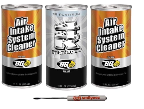 Smilyeez Listing for BG Air Intake & Fuel System Cleaner Kit K2902 - Includes 2 PN206 & 1 44K PN208 & Pocket Screwdriver (1 Kit)