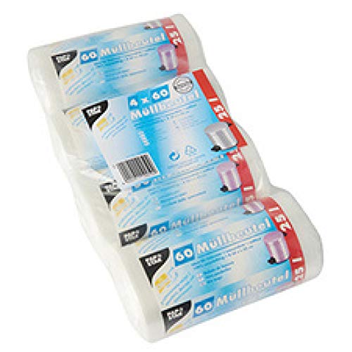 Preisvergleich Produktbild PAPSTAR Mülleimerbeutel HDPE, 30 Liter, farbig Sortiert, 600 x 500 mm, 5er Set