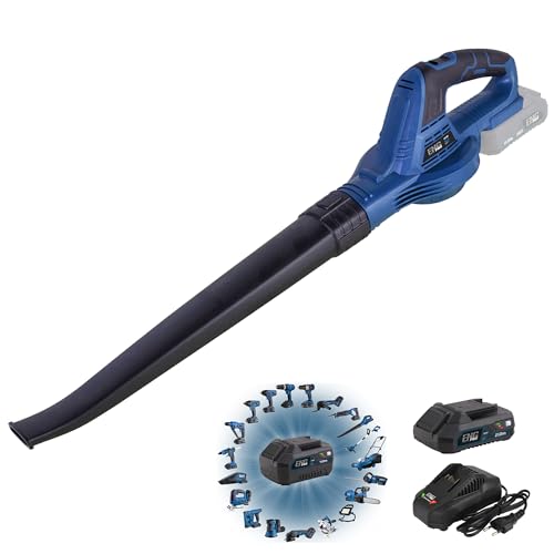 Eng Pro Soffiatore A Batteria Soffiatore Foglie 20V| Linea Professionale A Batteria One4All | Potenza Di Soffiaggio 68 M3/H E Velocità Aria 180 Km/H |