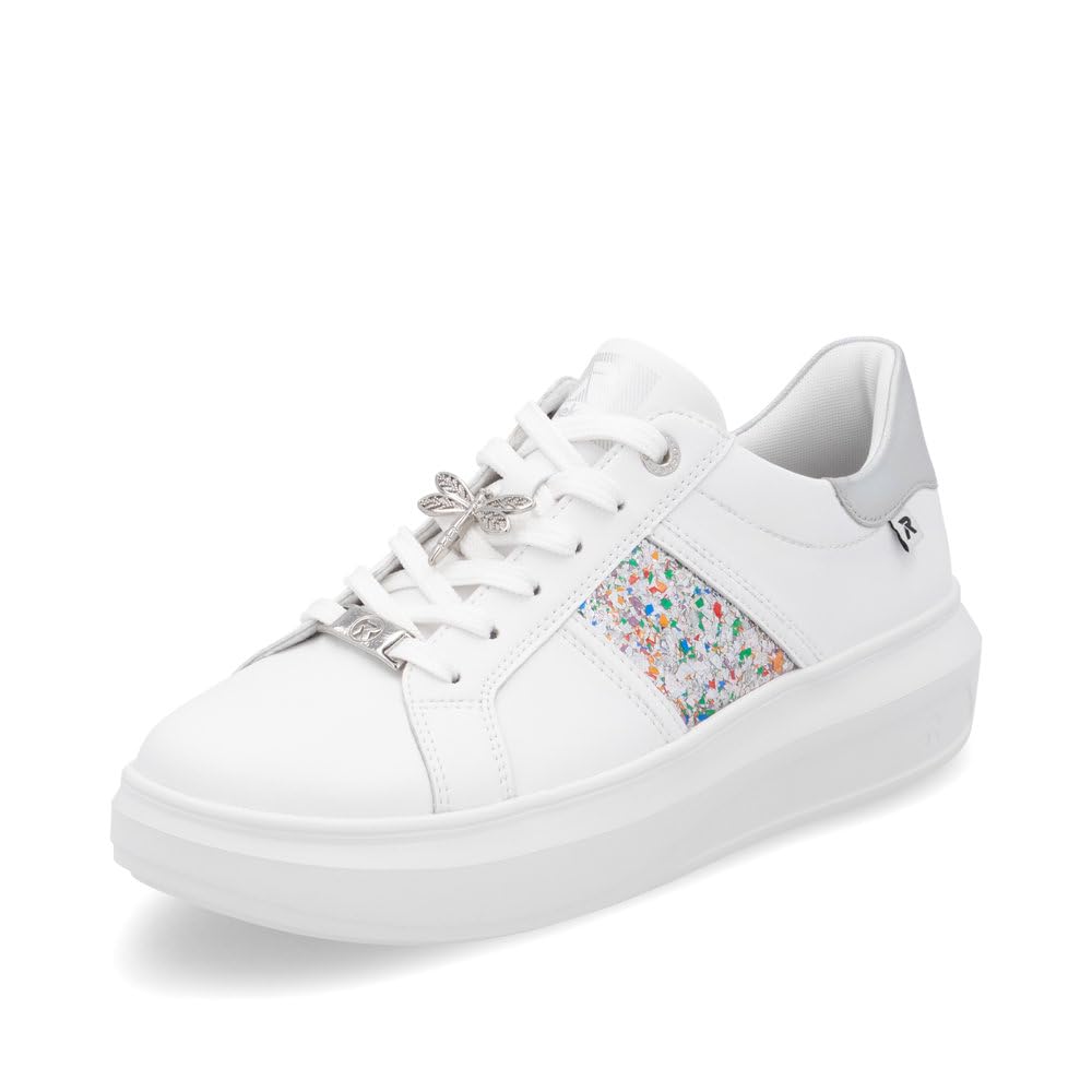 Rieker Chaussures à Lacets pour Femmes W1202, Pointure:​39 EU, La Couleur:​Multicolore