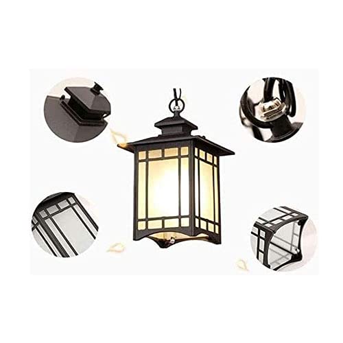Lanterne carrée E27 IP65 éclairage extérieur de style chinois - 4