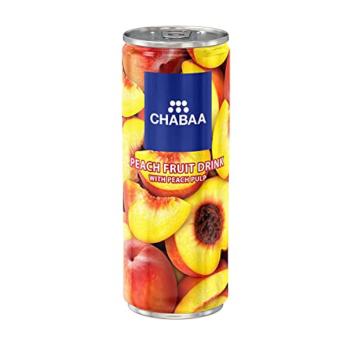 Chabaa Peach Juice with Peach Flesh, 7.77 fl oz ℮ 230 ml (B076KNZRD3) Amazon Price History, Amazon Price Tracker