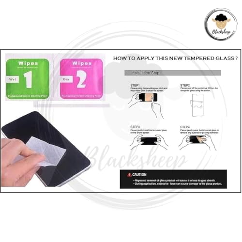 Image of BLACKSHEEP Matte Screen Protector for TECNO SPARK 20 PRO 5G Membrane Case Friendly Full Edge to Edge Screen Coverage & Installation Kit-(Pack of 1)