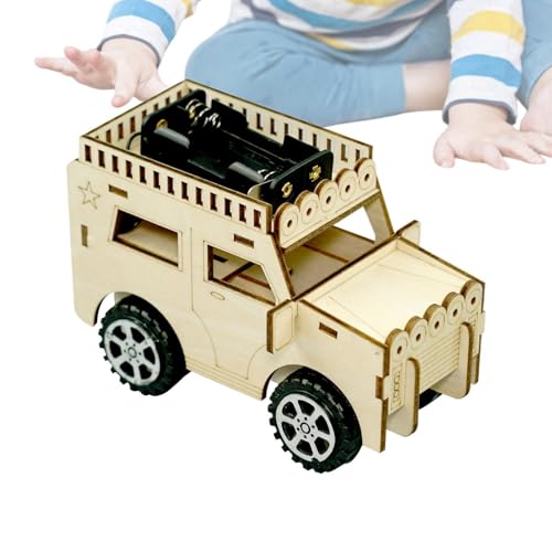 Experimento científico en el coche   Kit de experimentos científicos educativos de 5.12x2.76 pulgadas   Juguetes didácticos de madera Proyectos científicos, Artesanía científica educativa, Kit de