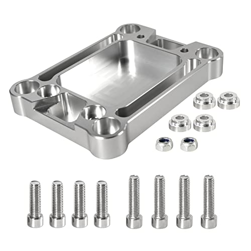 YESHMA Shift Lever Base Shifter Box Plate Adapter Compatible With Honda Civic Integra W/ K20 K24 K-Series Swap