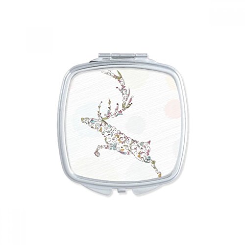 Miroir maquillage compact pour retouches durant vacances de Noël