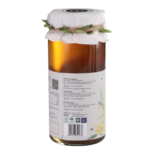 Image of KALON 100% Natural Acacia Honey | NMR Tested | No Added Sugar and Preservatives | Mild Flavour with Floral Aroma - 300 gm