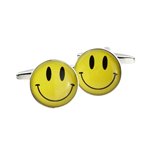 Mancuernillas Smileys para Hombre Talla Única