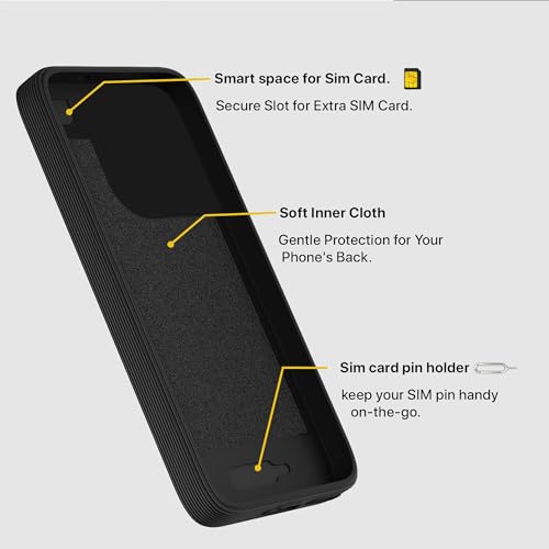 Image of amazon basics Back Cover for IQOO 15R 5G Soft Matte Silicone Mag-Safe Design (Mag-Safe Not Support) Camera Protection | Slim Fit Bumper Cover (Black)